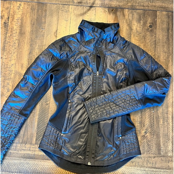 LuluLemon black zip puffer - Picture 2 of 3